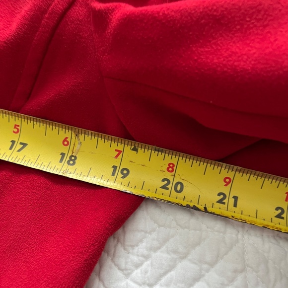 Cleo Red 3/4 length Jacket - Picture 9 of 12